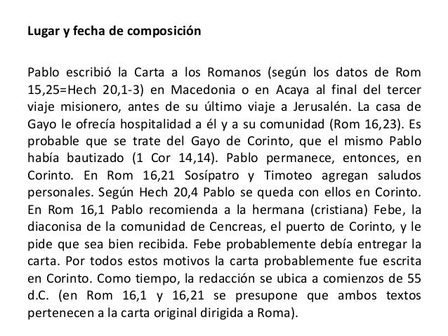UTPL CARTA A LOS ROMANOS-CIENCIAS HUMANAS Y RELIGIOSAS 
