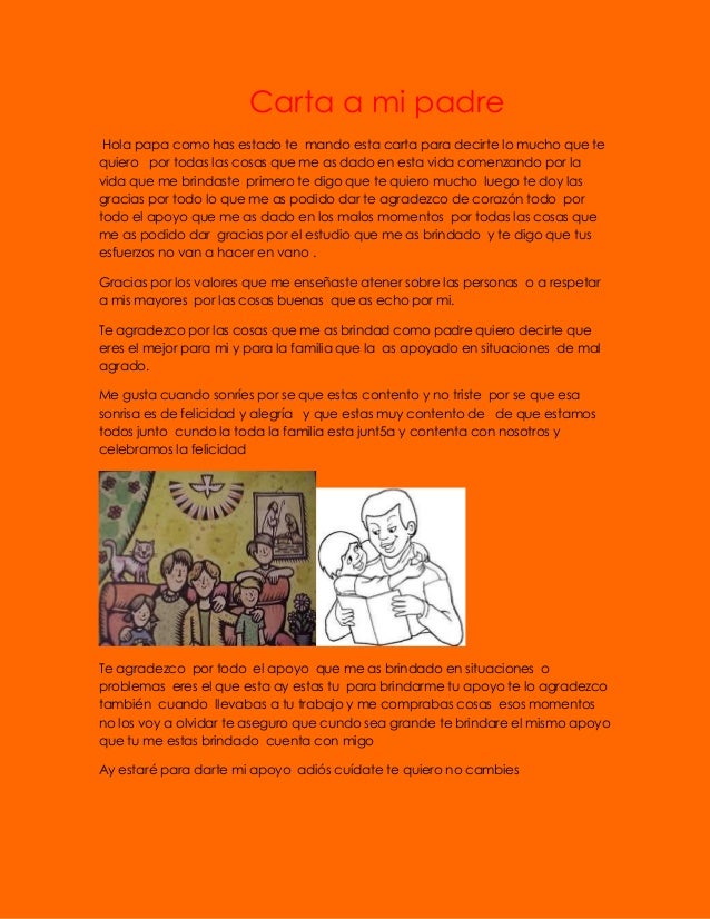 Carta De Agradecimiento A Mis Padres Por Su Apoyo En Mis Estudios
