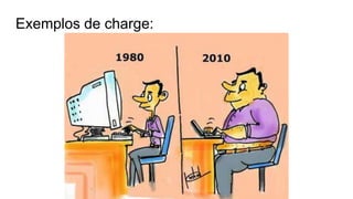 Exemplos de charge:
 