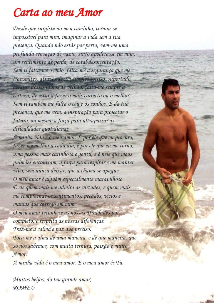 Carta ao meu amor