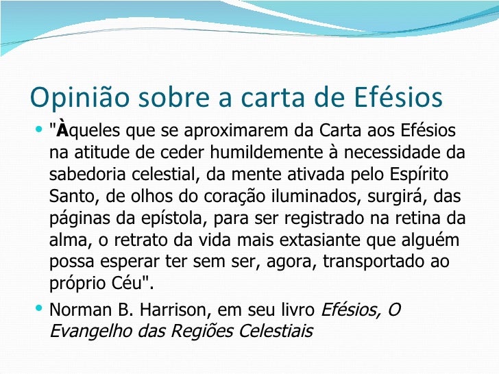 Carta aos efesios Carta aos efesios