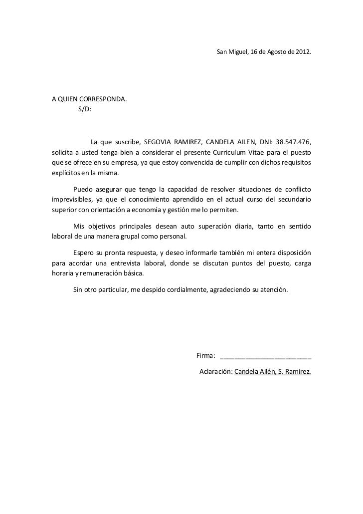 Carta candela