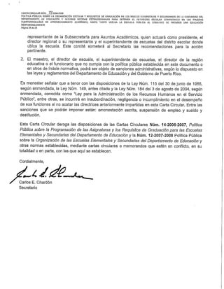 Carta Circular 27 2008 2009