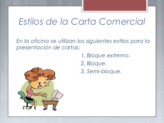 Carta comercial.