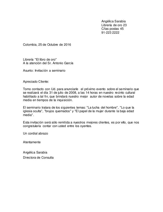 Carta comercial