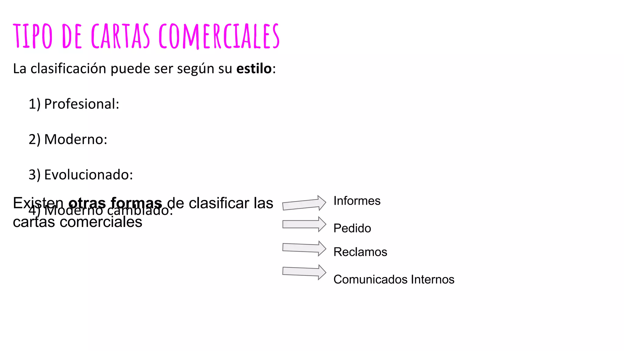 Carta comercial | PPT