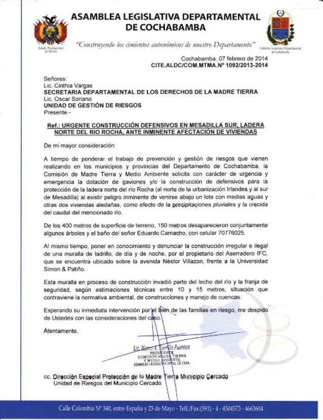 Carta Al Director Sobre El Medio Ambiente  Compartir Carta