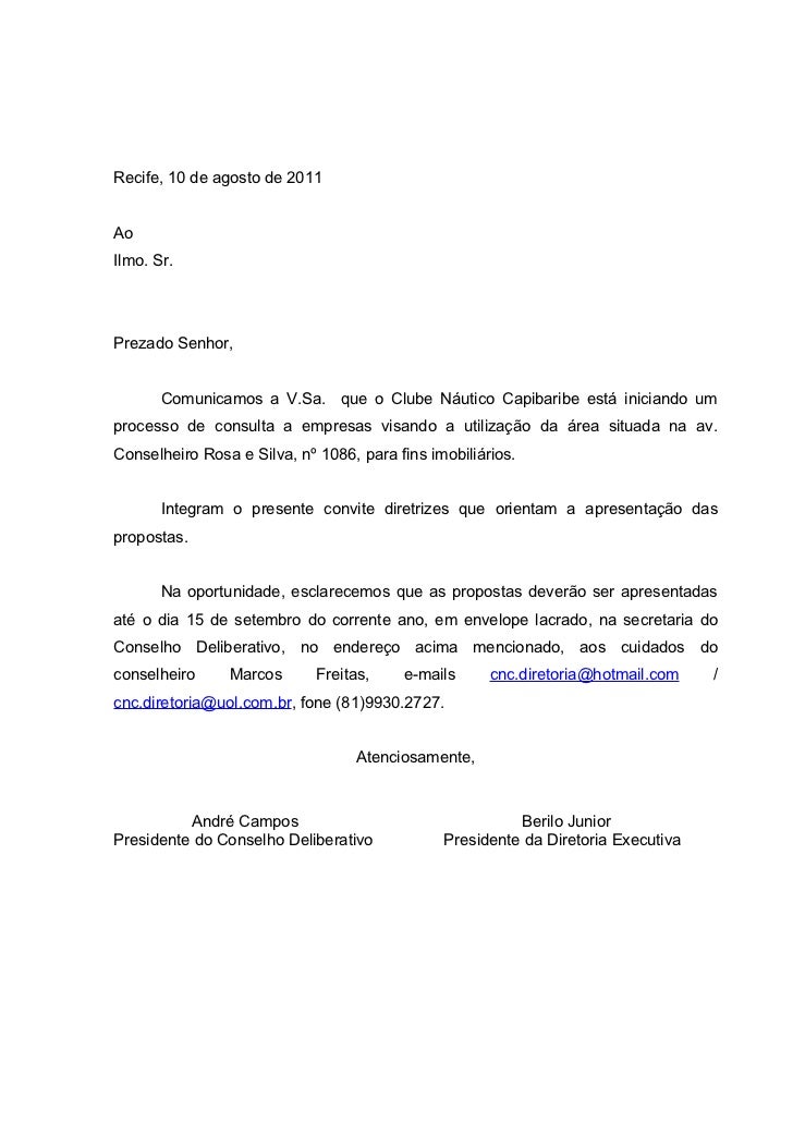 Carta comunicado nautico