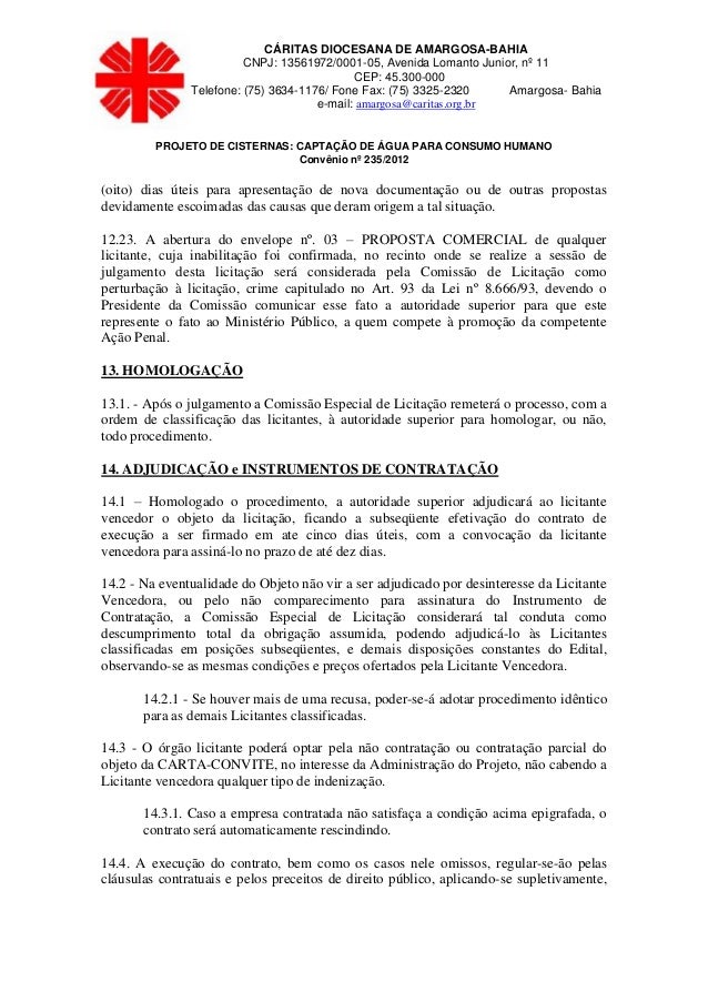 Carta convite veiculos