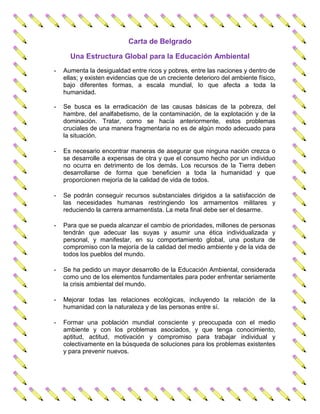 Carta de belgrado