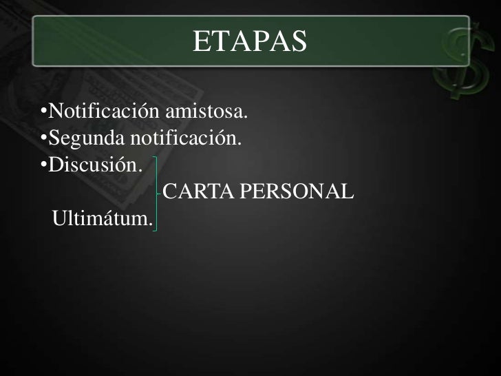 Carta de cobranza