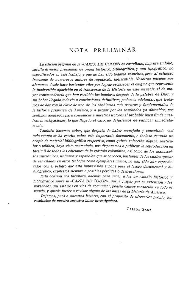 CARTA DE CRISTOBAL COLON ANUNCIANDO EL DESCUBRIMIENTO PDF