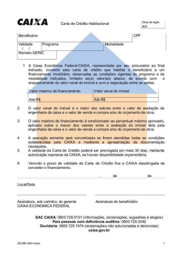 Carta de crédito