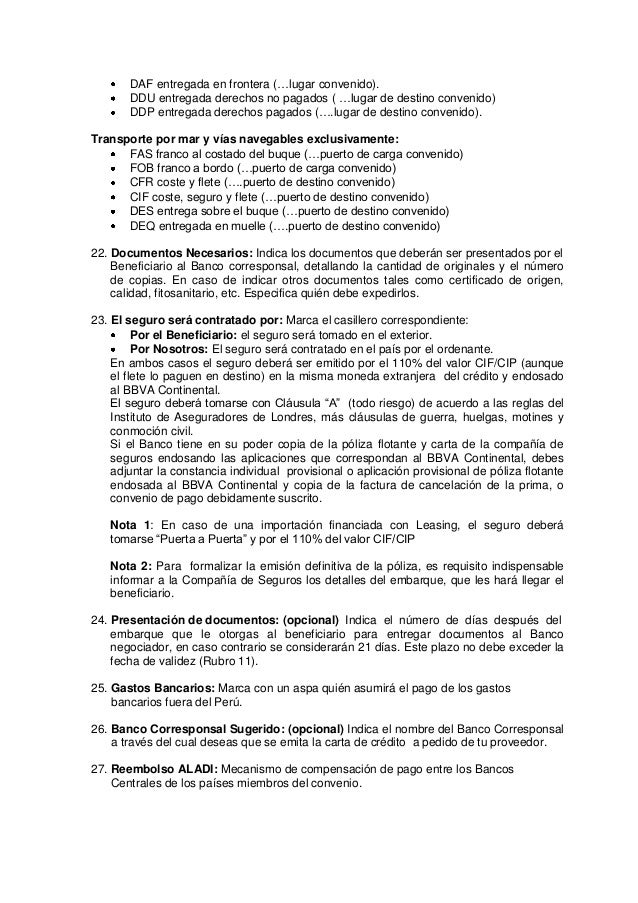 Cartade Credito Llenado