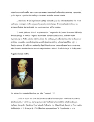 Carta de Derechos de los Estados Unidos | DOCX