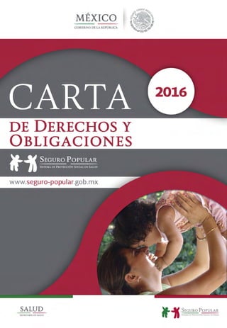 CARTA DE DERECHOS Y OBLIGACIONES Centros de Salud y Hospitales cubiertos
12
 