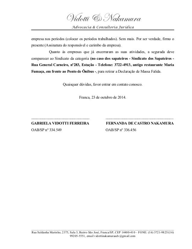 Carta de exigência