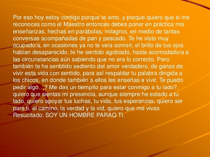 Carta de jesús