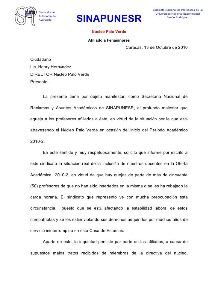 Carta de la profesora teresa tachón al director de palo 