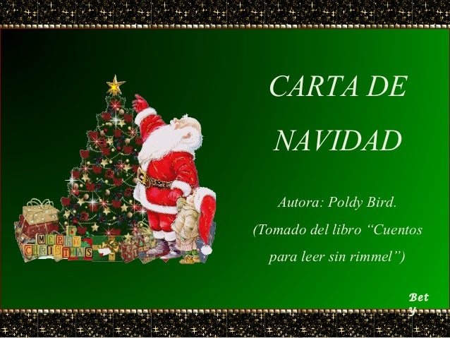 Carta de navidad. poldy bird