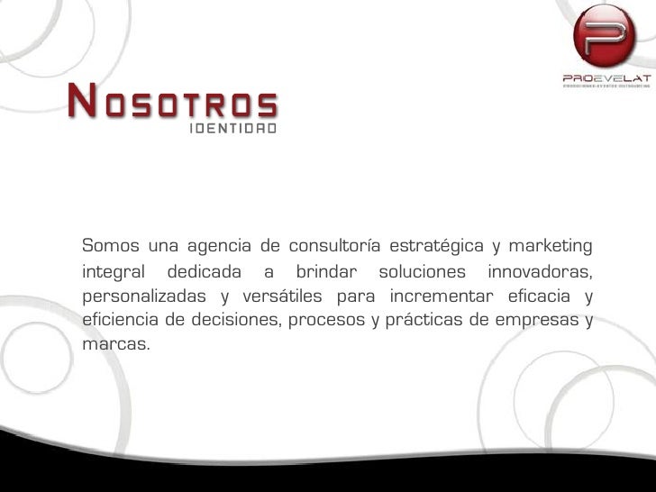 Carta de presentación