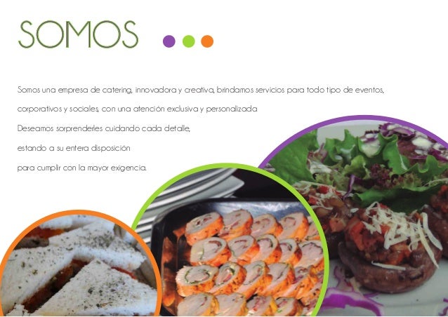 Carta de presentacion de catering Carta de presentacion de catering