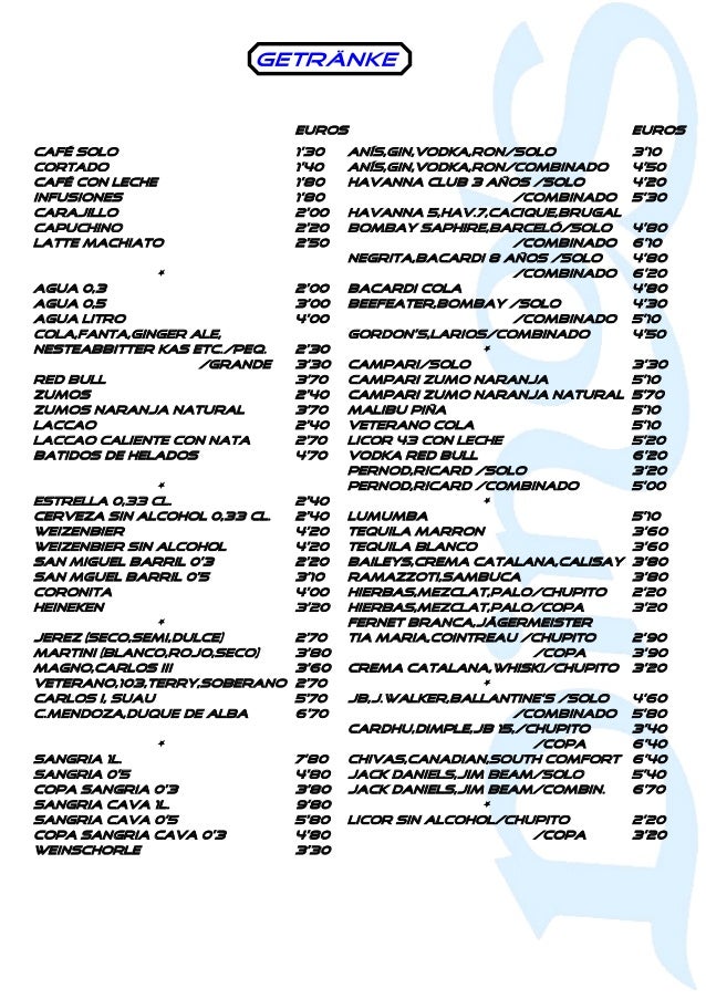 Dinastia Restaurant Menu Dinastia Restaurant Menu