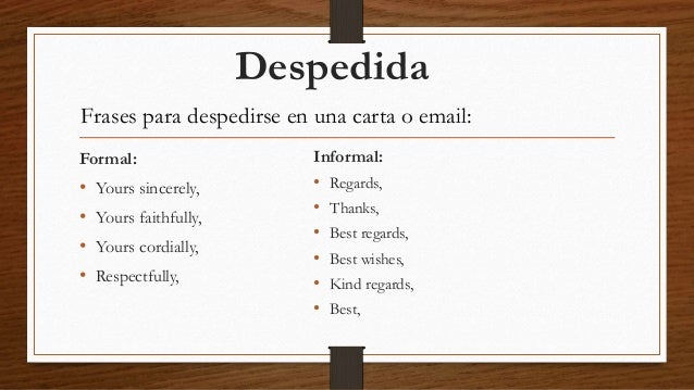 Como Escribir Una Email Formal En Ingles