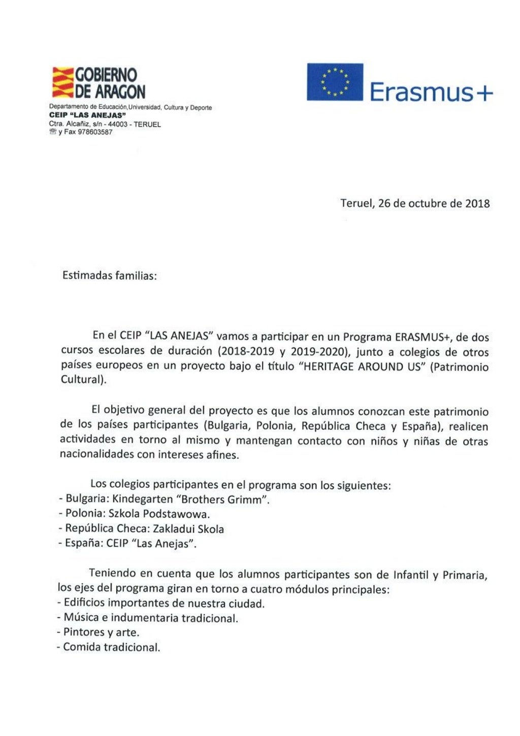 Carta erasmus