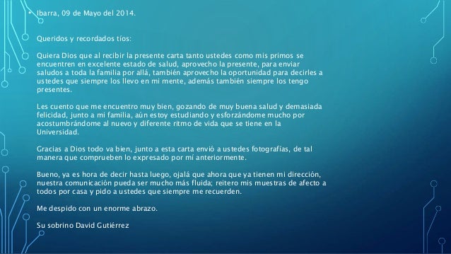 Carta familiar