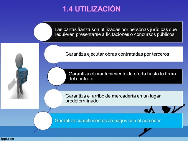 Carta fianza y carta de crédito final