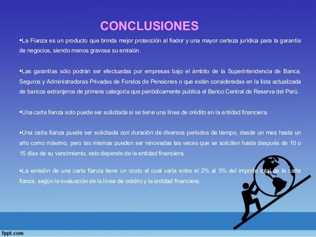 Carta Fianza Banco De Credito Del Peru