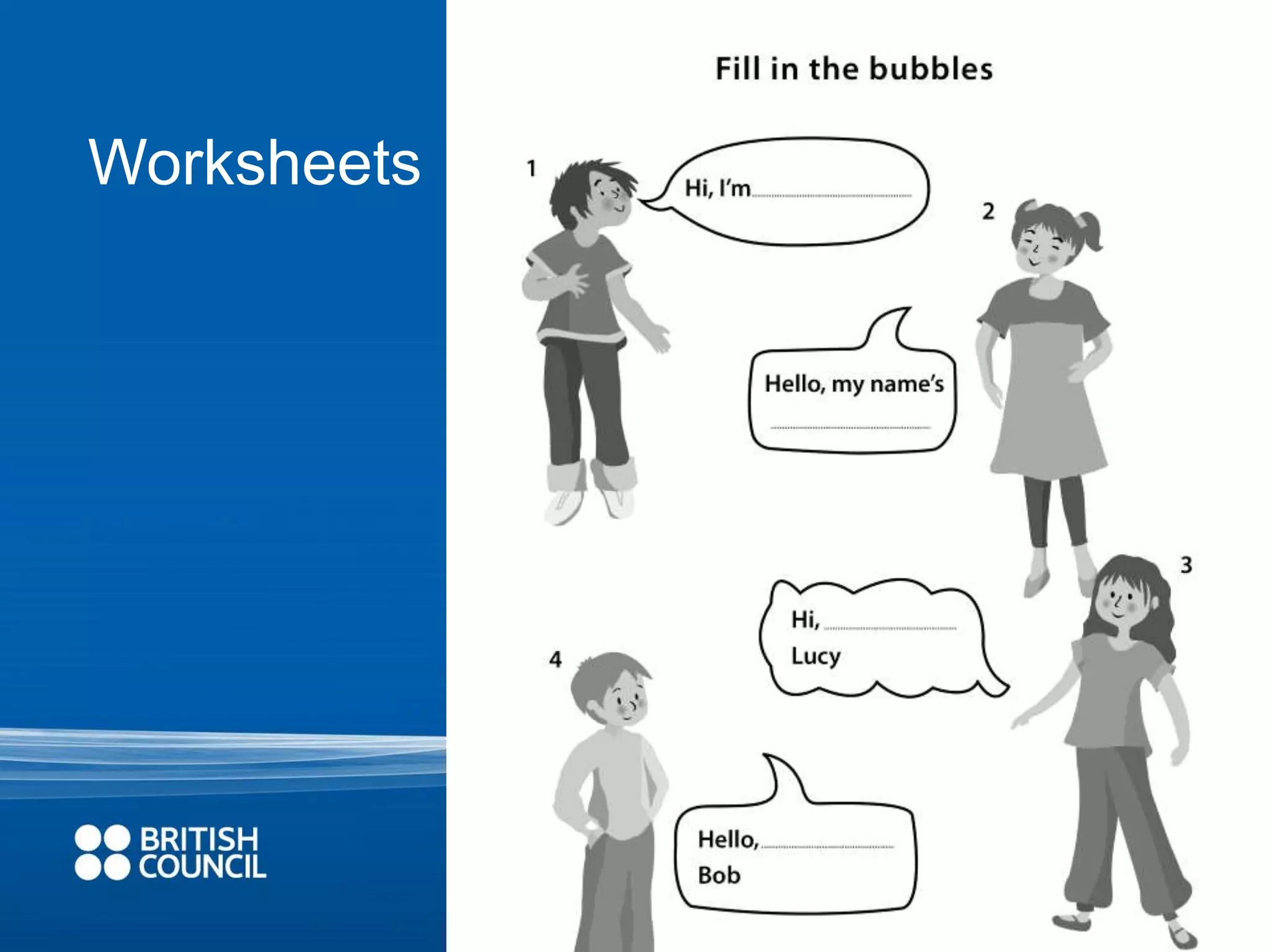 Worksheets 
 