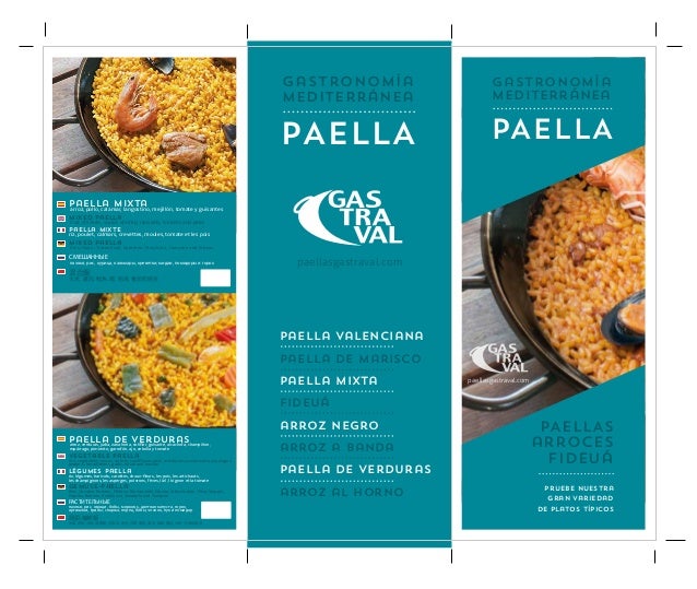 Carta Paellas Gastraval vPaellas