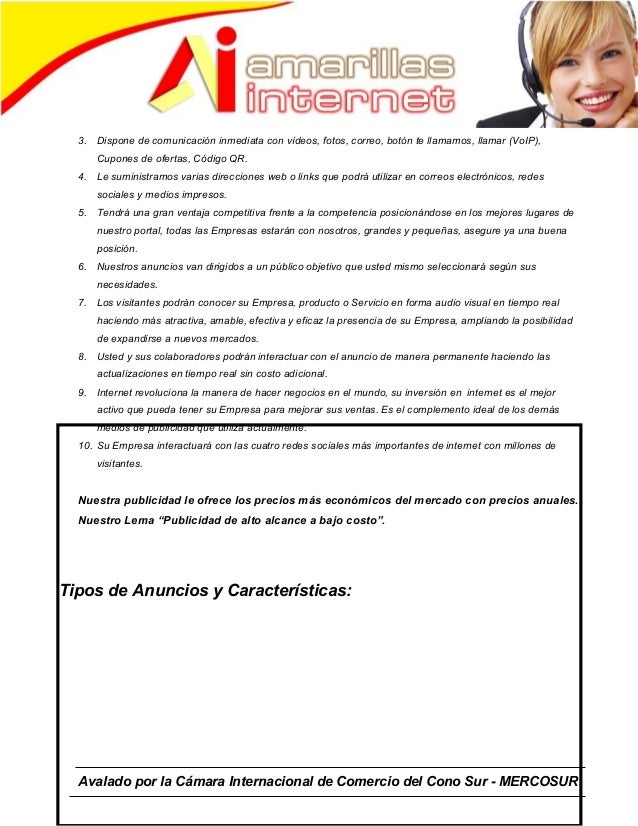 Carta Impresa para Cientes - Ventas