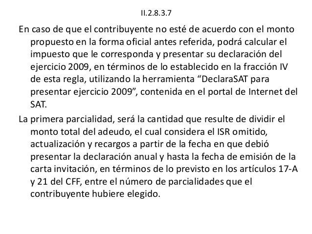 Atención de las cartas invitación del SAT