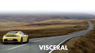 DRIVING IS VISCERAL 
 
