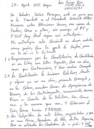 Carta luis paniego