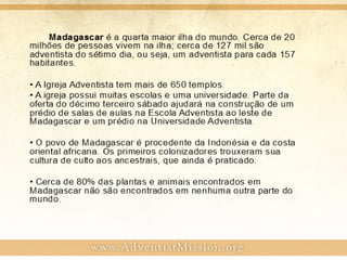 Carta Missionaria - 3º trimestre 2012