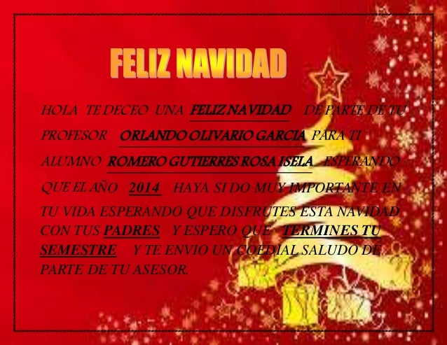 Carta navideña