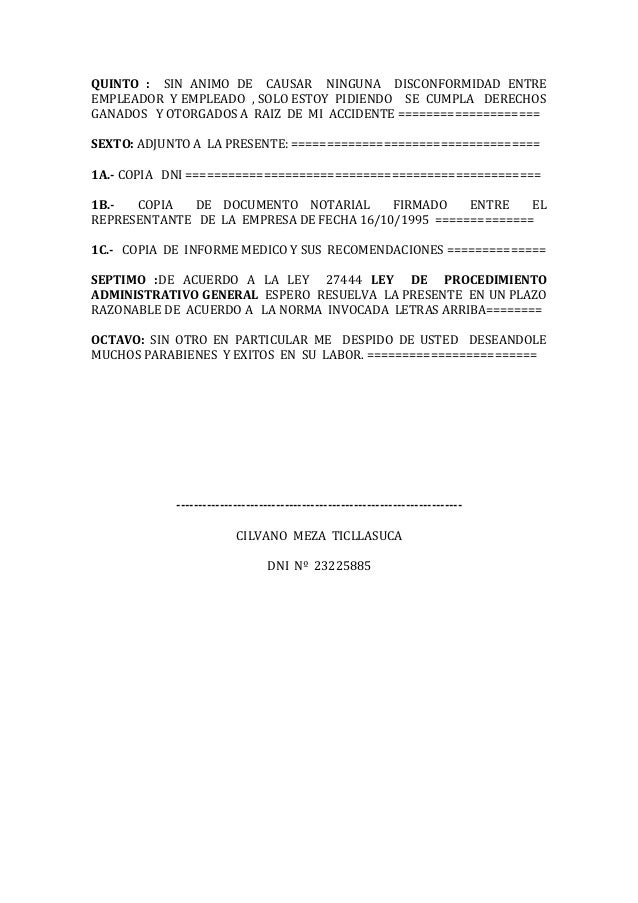 Carta notarial maderera poma