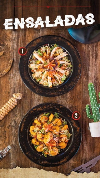 ÂÀ›
ÀÀ¾ÂÂ7
$39.000
2
CaMaRONERa
CaMaRONERa
250 gr camarones en salsa de
mostaza dijon y vino blanco - pasta
¿¾ÂÂ
$46.000
3
MUSHROOM
MUSHROOM
300 gr de lomo fino al grill con
¾ÂÂÀ	À¿ÂÀ

hl›
tocineta.
$44.000
 