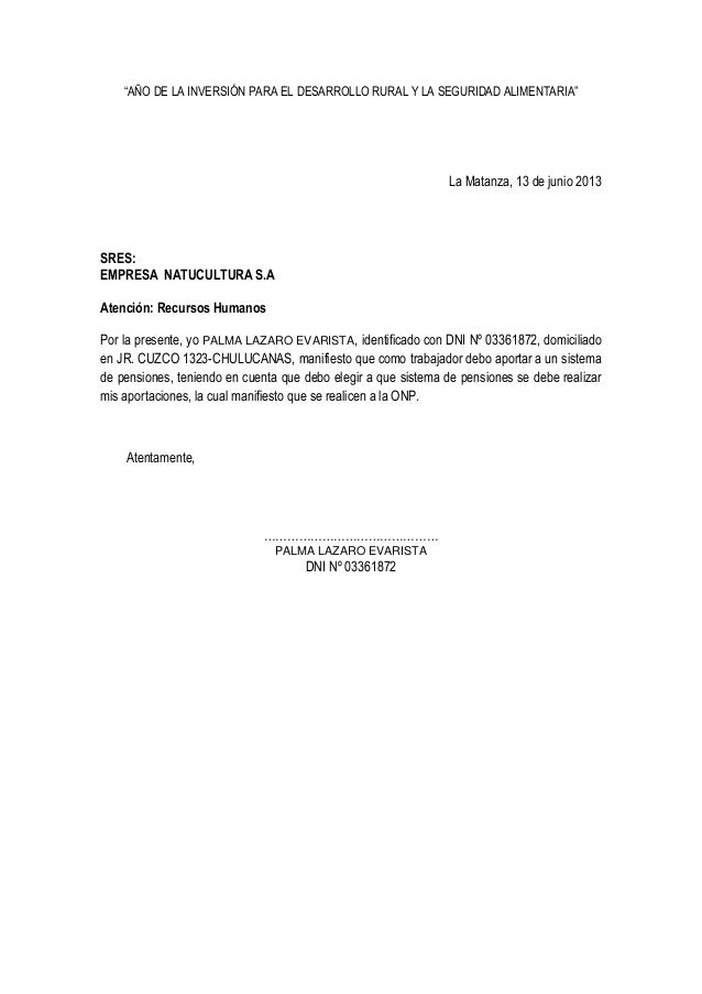 Carta onp 2013