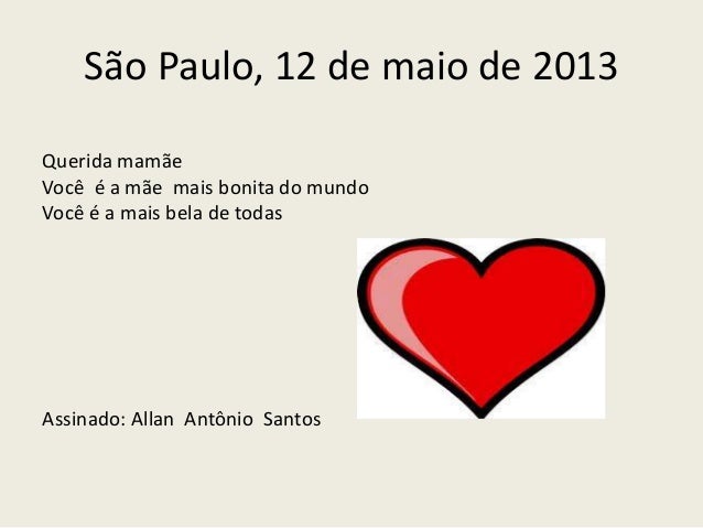 Carta para mae 3ª B