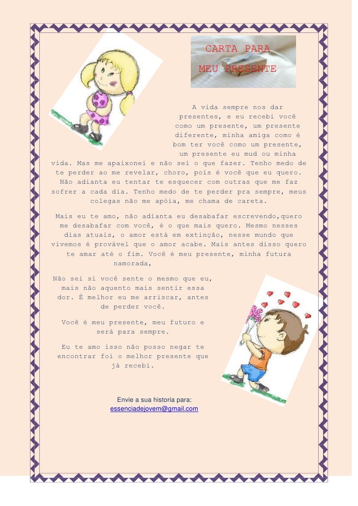 carta para meu presente 1º modelos de carta de recomendacao