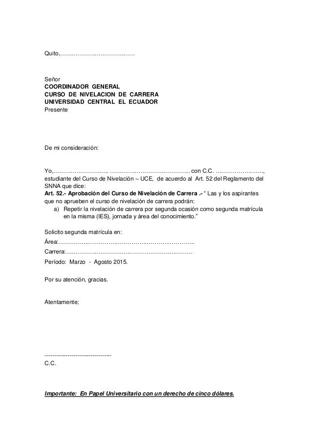 Modelo de solicitud para pedir descuento en el colegio