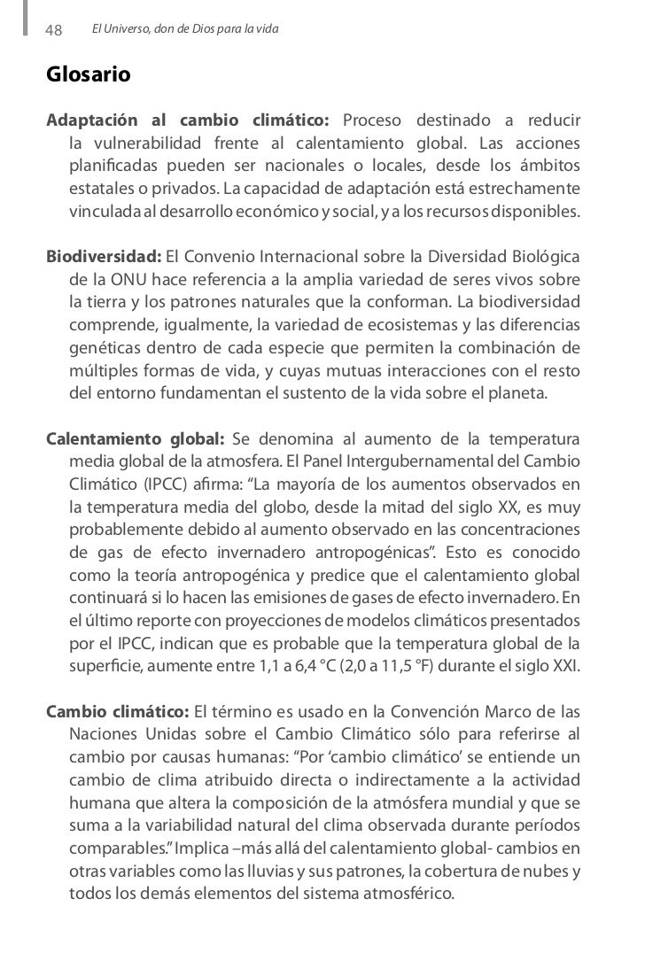 Carta pastoral Sobre Medio Ambiente