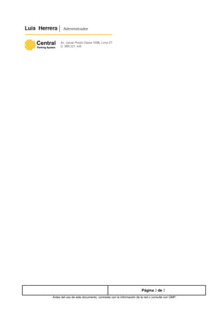 Página 2 de 2
Antes del uso de este documento, contraste con la información de la red o consulte con GMP.
 