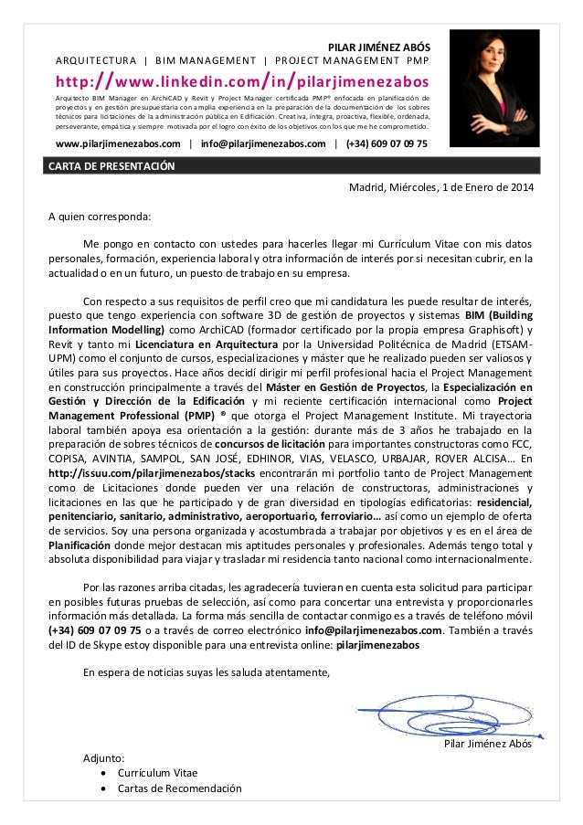 Carta presentacion