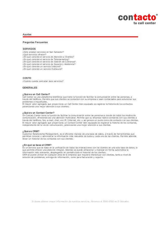 Carta presentacion